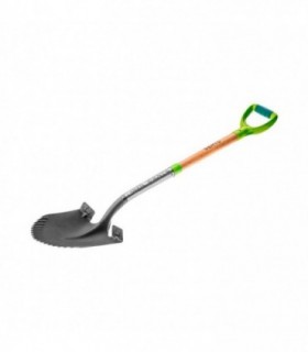 Harlet – Cazma – Ascutit – Cu coada lemn –  zimtat – 29x23 Cm – 115 Cm –  verto