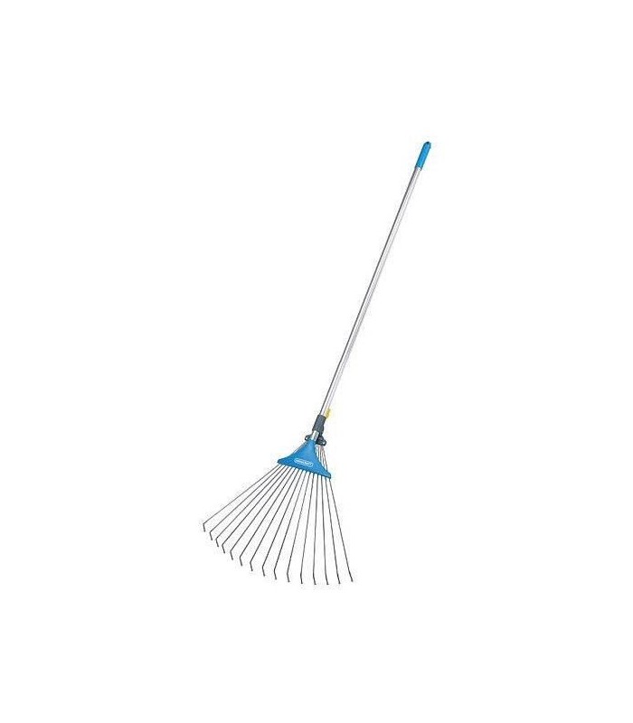 Grebla Pentru Frunze – Gradina – Coada otel –  15 Dinti – Latime Reglabila 30/50 Cm –  125 cm