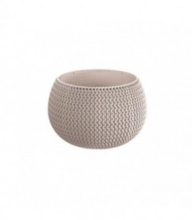 Ghiveci Decorativ Pentru Flori – Rotund – Cafeniu – 29x19.5 Cm – Splofy Bowl