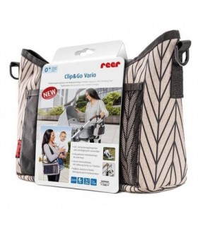 Geanta Organizator Cu Aleza Pentru Schimbat Scutecul Bebelusului Reer Clip & Go Vario 84072