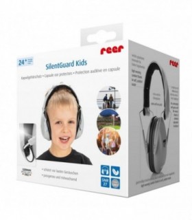 Casti Antifonice Pentru Copii – Ofera Protectie Auditiva – Snr 27 – 5 Ani – Gri – Reer Silentguard Kids 53271