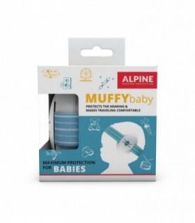 Casti Antifonice Pentru Bebelusi – Ofera Protectie Auditiva – Snr 23 – Albastru – Alpine Muffy Baby Blue