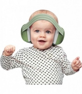 Casti Antifonice Pentru Bebelusi – Ofera Protectie Auditiva – Snr 23 – Verde – Alpine Muffy Baby Green