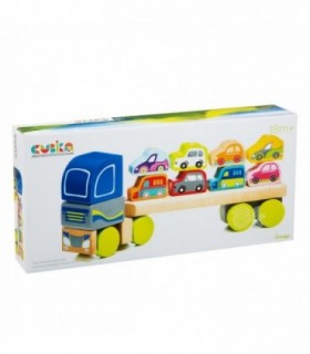 Jucarie Din Lemn – Cubika – “camion Pentru Masini”