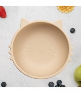 Bol Din Silicon – Appekids – Kitty I - Bubble Beige