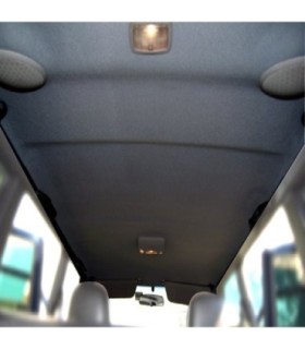 Material Pentru Reconditionare Plafon Auto – Material Textil Cu Spate Buretat – Culoare Gri Inchis – Dimensiune 2m X 1 – 50m
