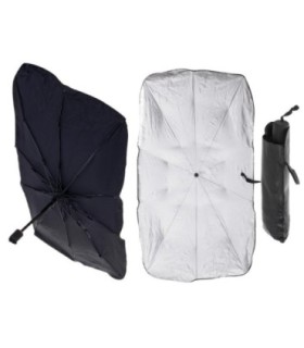 Parasolar Auto Tip Umbrela Pentru Parbriz – Dimensiune 65 X 110 Cm – Culoare Neagra