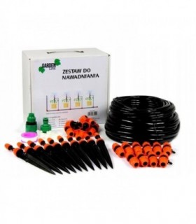 Set Sistem Irigatii Cu Pulverizare – 10 Aspersoare – 54 Piese – 10 M – Gardenline