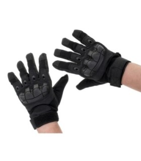 Manusi Tactice Cu Elemente De Protectie – Marime L – Cu Destinatie Moto – Atv – Ssv – Quad – Culoare Neagra