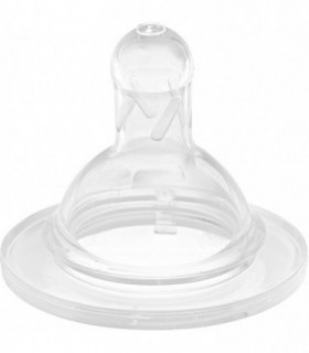 Set tetine de silicon cu flux variabil Lulabi Transparent