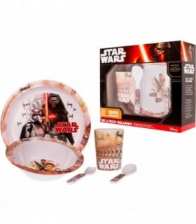 Set pentru masa melamina 5 piese Star Wars Lulabi
