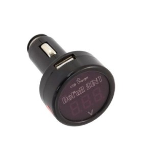 Incarcator Telefon Auto Si Voltmetru Auto Digital – 2in1 – 12v-24v