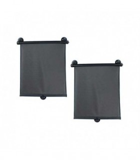 Set 2 Parasolare retractabile cu protectie UV Altabebe Negru