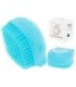 Perie Din Silicon Cu Dozator De Sampon Pentru Spalare Caini Sau Pisici – 7 – 5 X 7 – 5 Cm – Culoare Albastra
