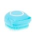 Perie Din Silicon Cu Dozator De Sampon Pentru Spalare Caini Sau Pisici – 7 – 5 X 7 – 5 Cm – Culoare Albastra