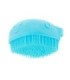 Perie Din Silicon Cu Dozator De Sampon Pentru Spalare Caini Sau Pisici – 7 – 5 X 7 – 5 Cm – Culoare Albastra