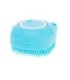 Perie Din Silicon Cu Dozator De Sampon Pentru Spalare Caini Sau Pisici – 7 – 5 X 7 – 5 Cm – Culoare Albastra