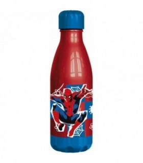 Sticla de apa plastic Spiderman, 560 ml TataWay Rosu