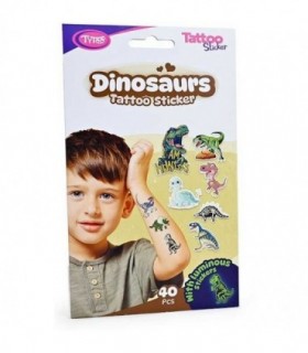 Set 40 tatuaje temporare tip autocolante Dinozauri Tytoo