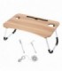 Masa pentru Laptop plianta din MDF, dimensiune 60 x 39,5 cm, cu USB, lampa si ventilator