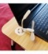 Masa pentru Laptop plianta din MDF, dimensiune 60 x 39,5 cm, cu USB, lampa si ventilator