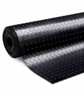 Covor Antiderapant din Cauciuc, Linoleum din Cauciuc pentru Protectie Podea Auto - model CIRCLE