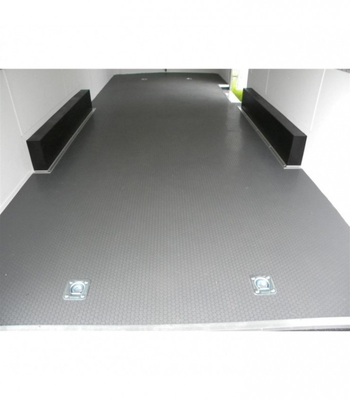 Covor Antiderapant din Cauciuc, Linoleum din Cauciuc pentru Protectie Podea Auto - model CIRCLE