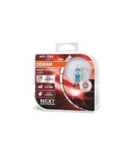 Set 2 Becuri Auto Cu Halogen Osram H7 12v 55w Px26d Night Breaker Laser 150%