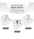 Set Huse Scaun Auto Premium – Universale – Nefractionate – Otom Ruby Design 1201