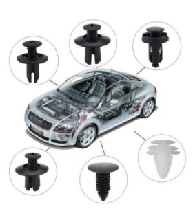 Set Cleme - Clipsuri Reconditionare Auto – 100 Piese – Diferite Modele
