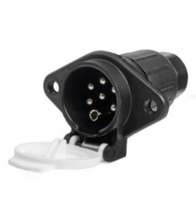 Priza Remorca Cu 7 Pin – Tip S – Tensiune 24v – Destinatie Tir – Camion