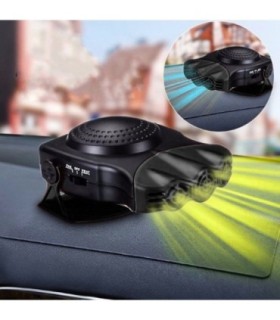 Aeroterma Auto 2in1 – Ventilate – Incalzire Rapida Si Dezghetare Geamuri – 12v – Putere 150w – Cu Mufa De Bricheta