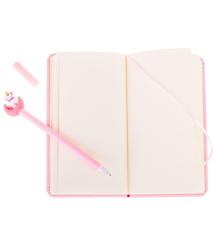 Set Cadou Pentru Copii – Caiet Cu Unicorn Finisat Cu Piele Ecologica Pix Cu Unicorn