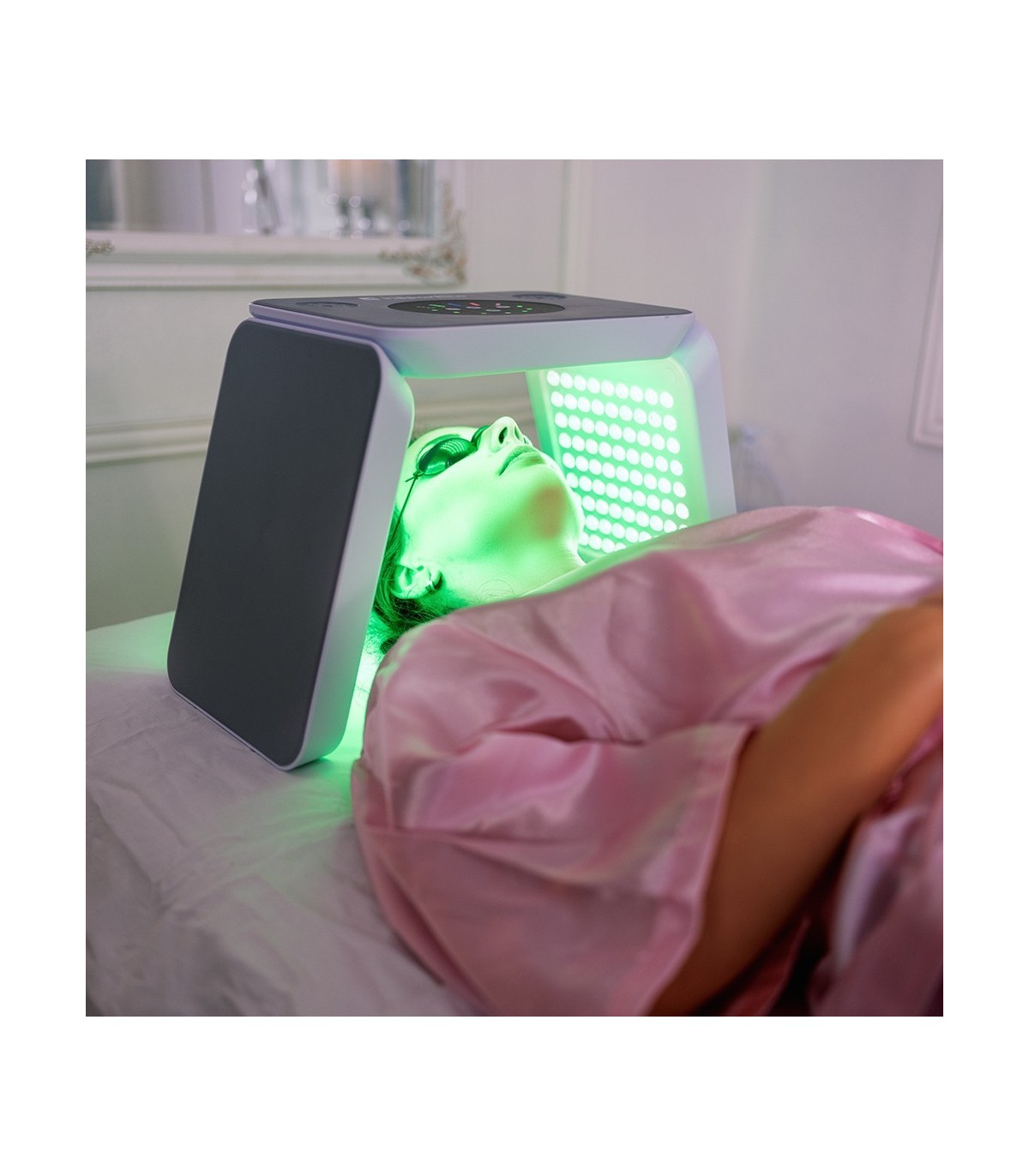 Aparat terapie faciala cu LED inSPORTline Coladome 600