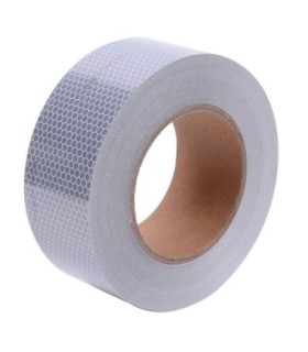 Banda Reflectorizanta Adeziva Tip Fagure - Alba (rola 5cm X 25m)