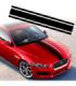 Sticker Autoadeziv Tuning – Model Triple Stripes – Dimensiune 125 X 22 Cm – Culoare Neagra