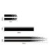 Set 5 Stickere Autoadezive Tuning – Model Racing Stripes V1 – Dimensiune 190 Cm – Culoare Neagra