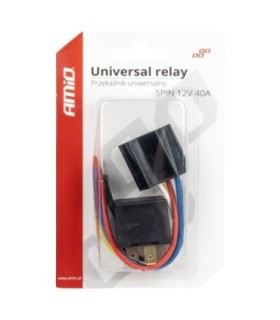 Releu Auto Cu 5 Pini – 12v – 40a Mufa Releu Cu Cabluri