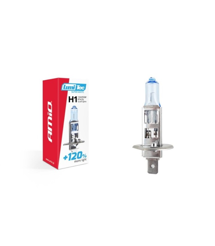 Bec Halogen H1 12v 55w Lumitec Superwhite 120%