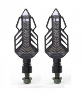 Set 2 Lampi Semnalizare Moto – Model T-shape Arrow – Tensiune 12v