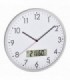 Ceas Analog Silentios De Perete – Cu Termometru Si Higrometru Digital – Alb – Tfa 60.3048.02