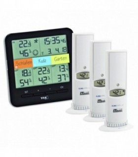 Sistem Meteo Smarthome Cu Termo-higrometru Si 3 Senzori Wireless – Comunicare Cu Smartphone Weatherhub – Tfa 31.4007.02