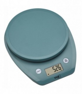 Cantar Digital De Bucatarie Mochi Cu Display Lcd – Capacitate 5 Kg – Turcoaz – Tfa 50.2007.20